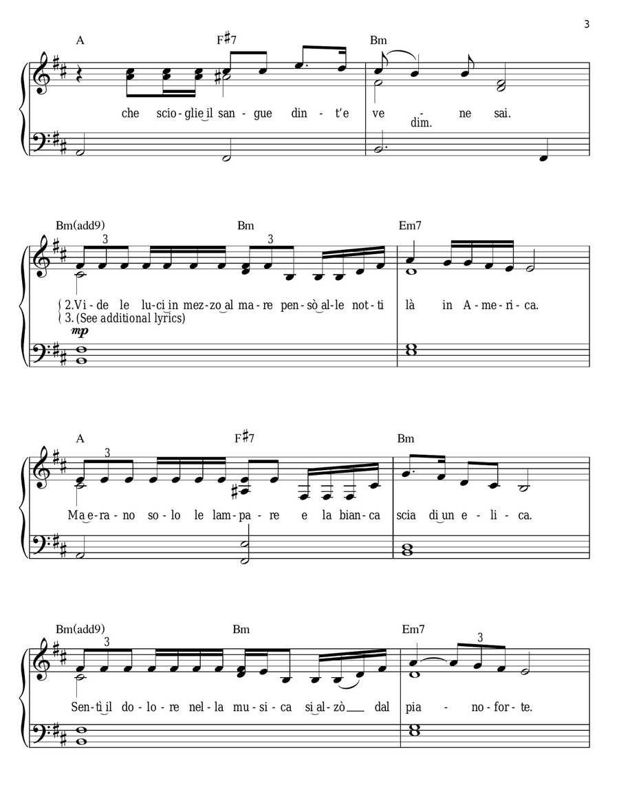 Caruso Easy Piano scores gallery preview page 3