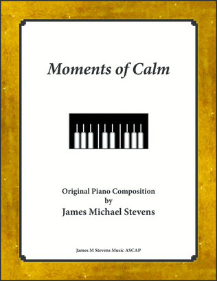 Book cover for Moments of Calm - Quiet Piano