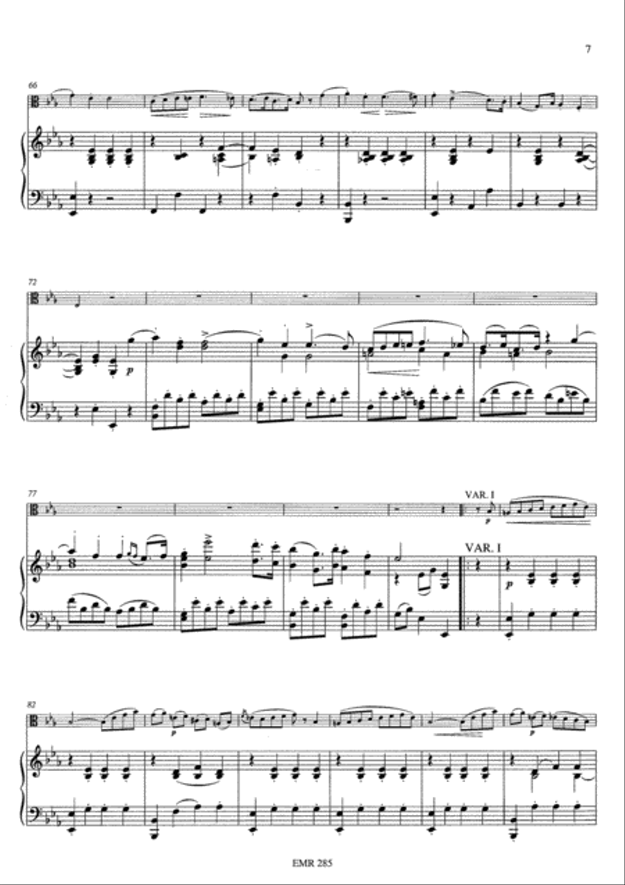 Introduction, Thema und Variationen Op. 102 Piano Accompaniment scores gallery preview page 7