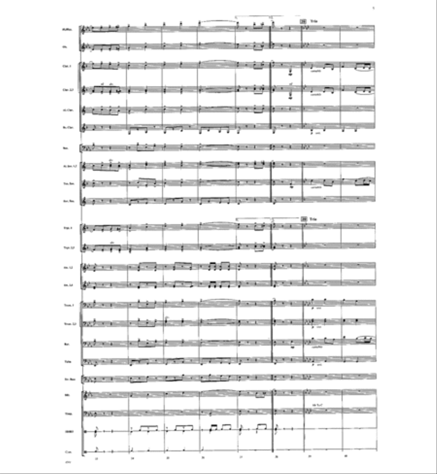 March: Celebration and Glory Concert Band scores gallery preview page 6