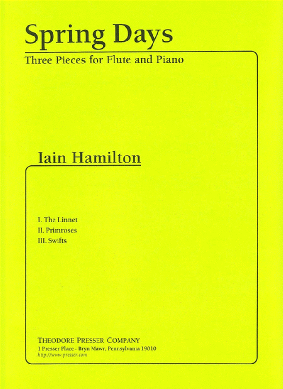 Spring Days Chamber Music scores gallery preview page 1