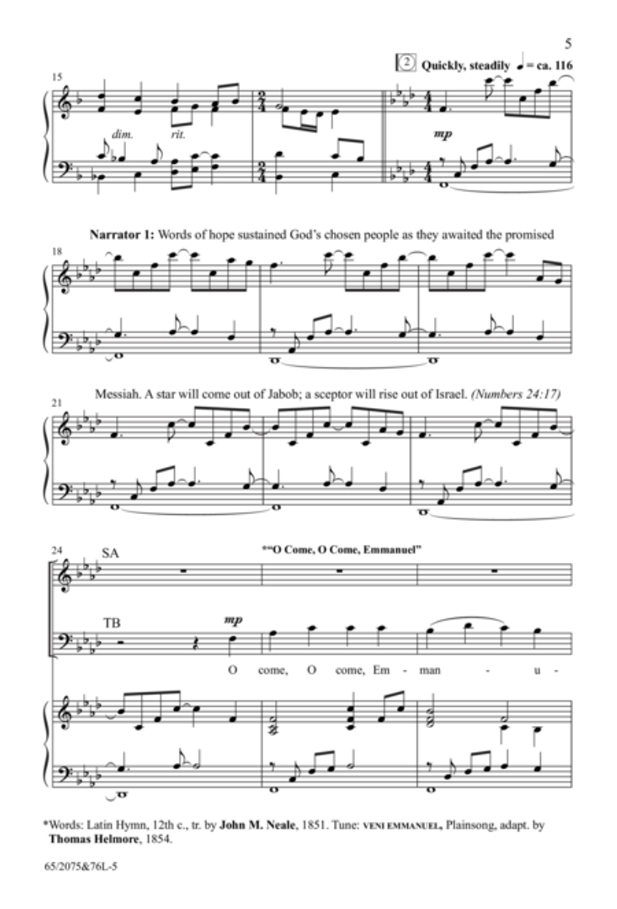 Morning Star - SATB Score with Performance CD 4-Part scores gallery preview page 6
