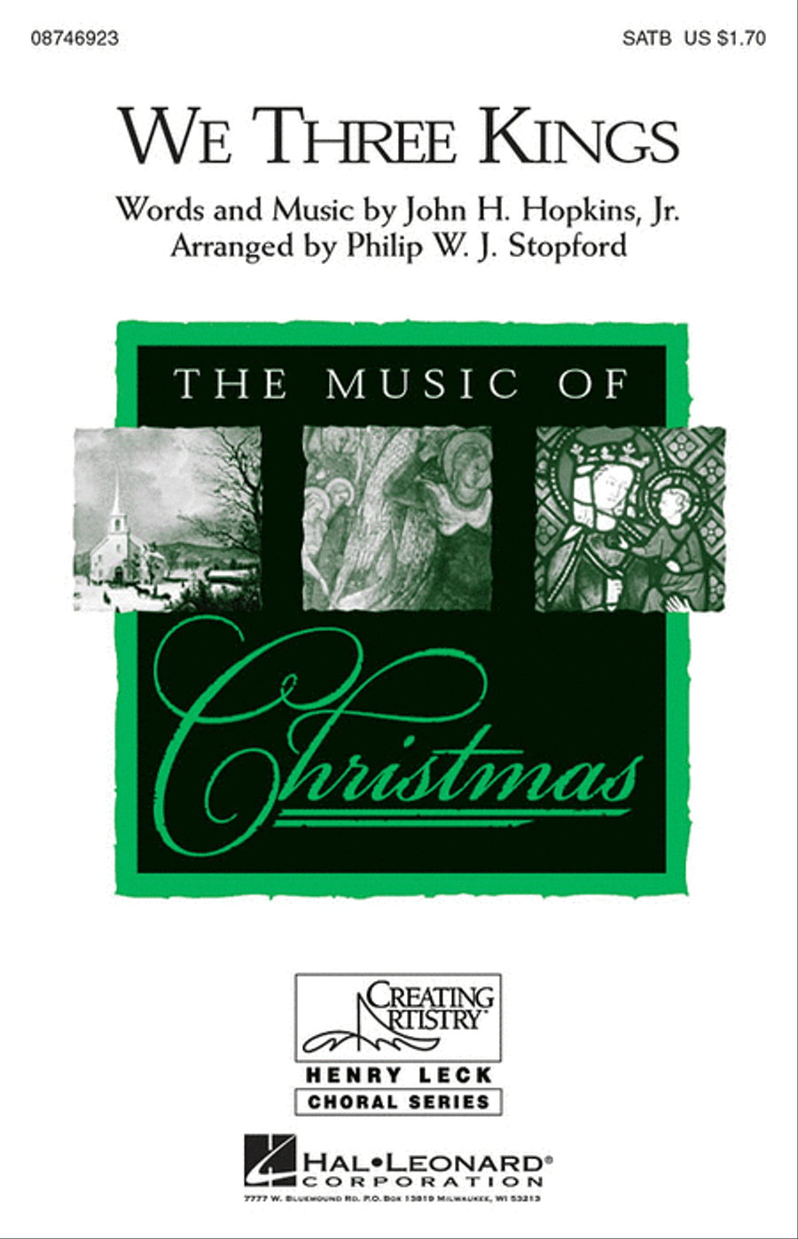 We Three Kings 4-Part scores gallery preview page 1