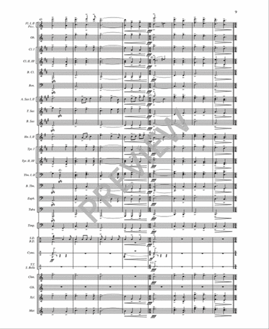 Raise - Full Score and Parts Set of Parts scores gallery preview page 11