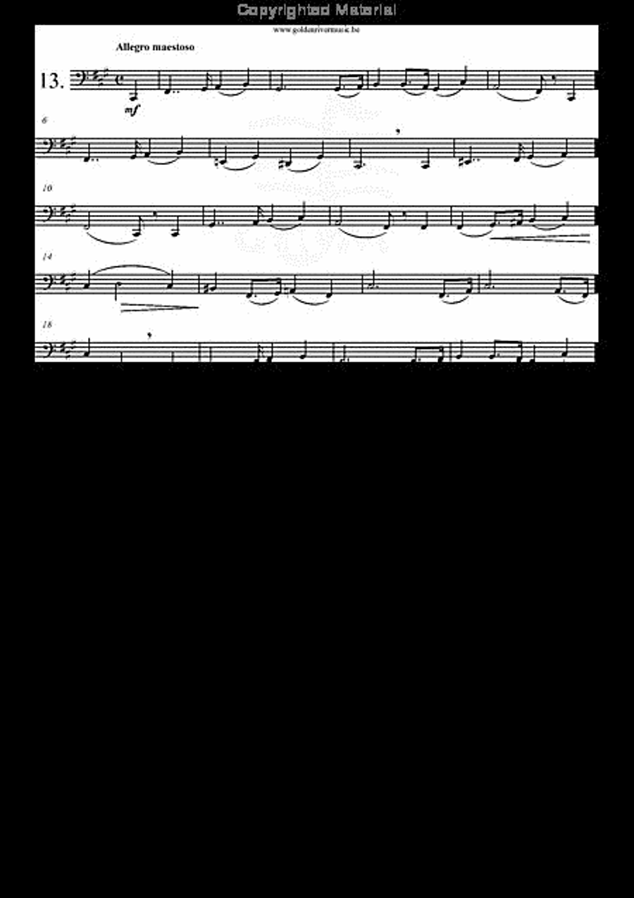 18 Etudes Melodiques Tuba scores gallery preview page 14