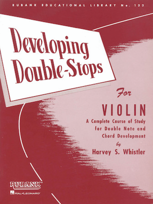 Book cover for Developing Double Stops for Violin