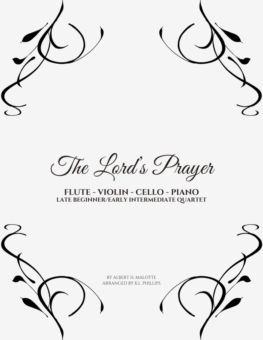 The Lord's Prayer Flute scores gallery preview page 1