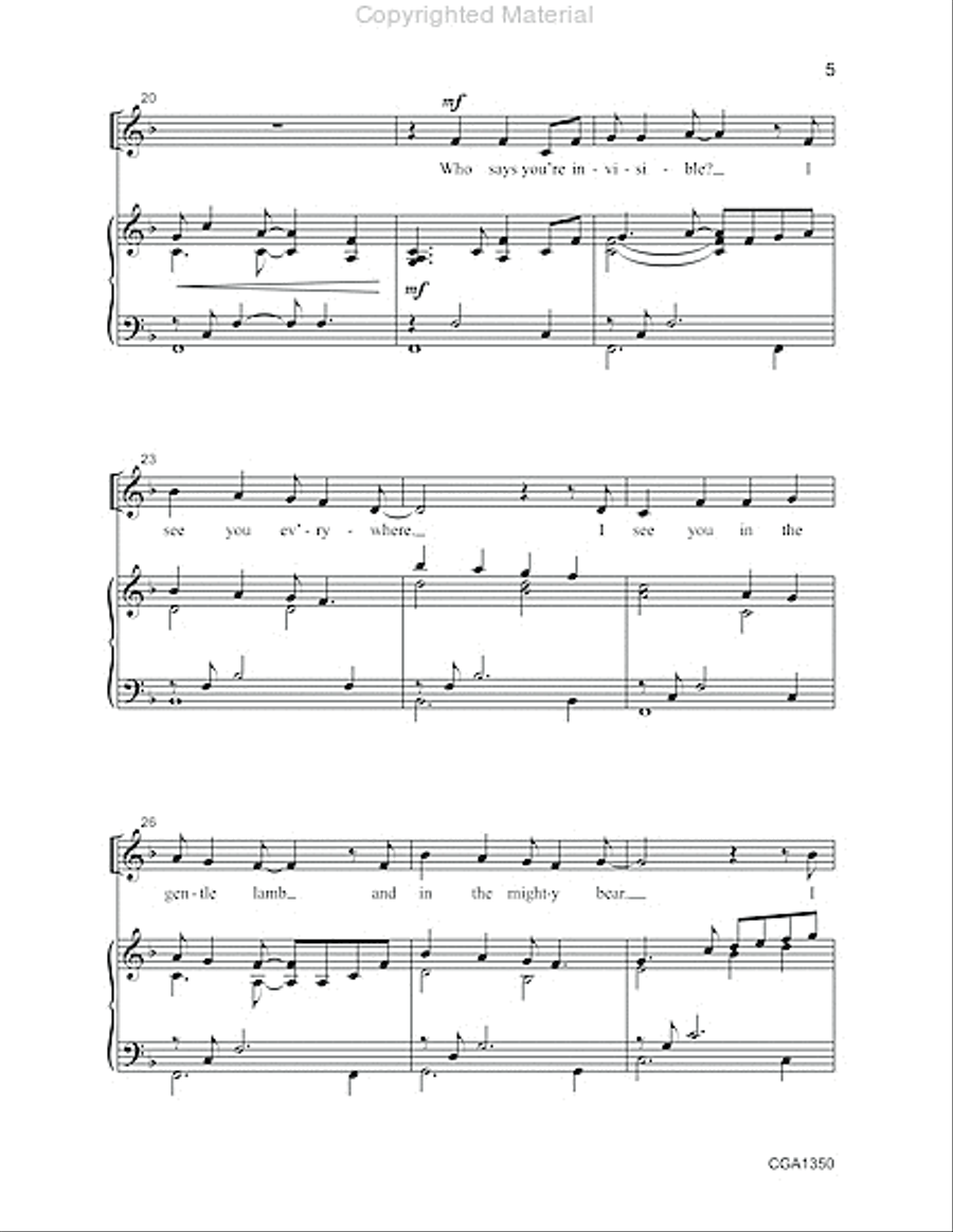 I See You, God 2-Part scores gallery preview page 4