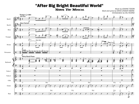 After Big Bright Beautiful World from Shrek The Musical - Pit Band image number null