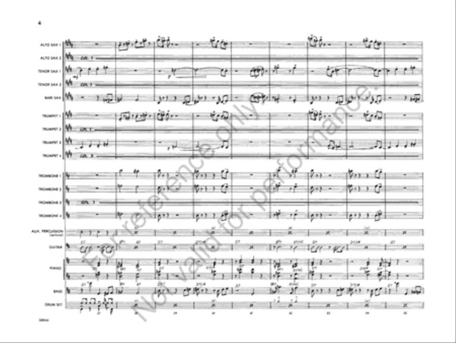 The Mad Grasshopper Jazz Ensemble scores gallery preview page 6