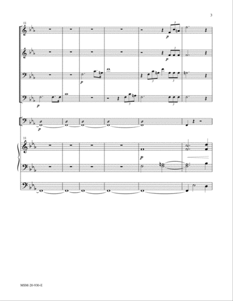 Solemn Processional (from Solemn Entrance of the Knights of the Order of St. John) Organ scores gallery preview page 3