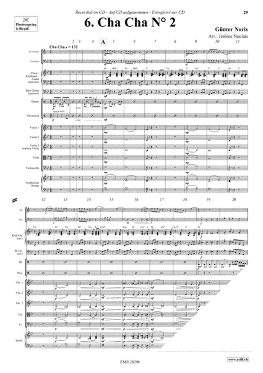 Let's Dance Volume 2 Brass Ensemble scores gallery preview page 8
