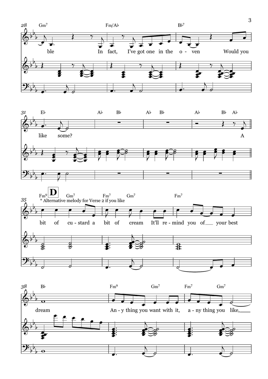 Crumble Song Voice Digital Sheet Music Sheet Music Plus