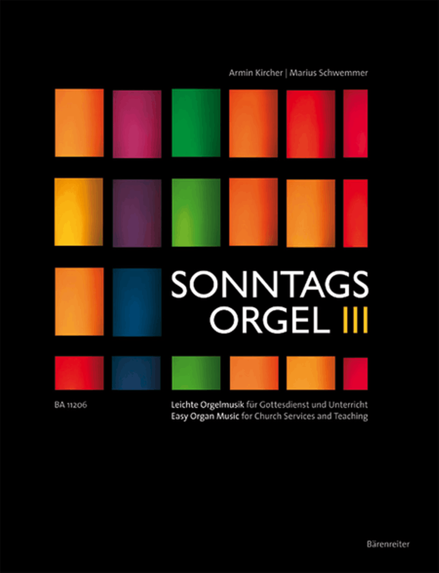Sonntagsorgel, Volume III Organ scores gallery preview page 1