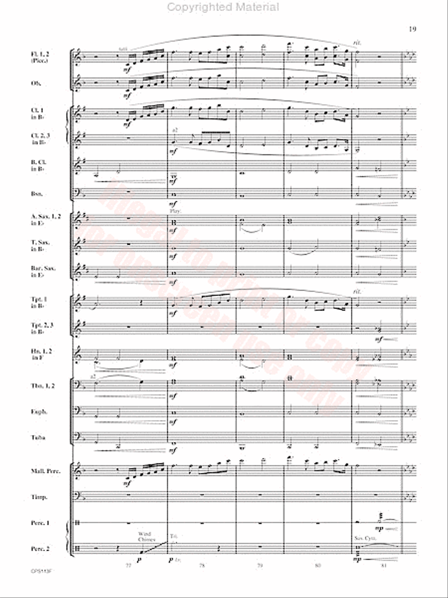 Converse Fantasy Concert Band scores gallery preview page 20