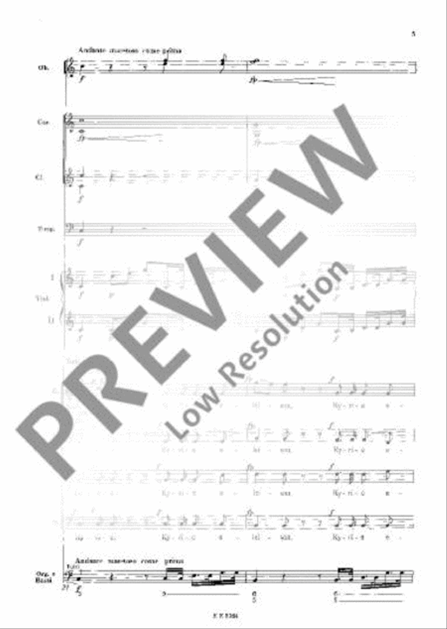 Missa C major Missa C major Choir scores gallery preview page 14
