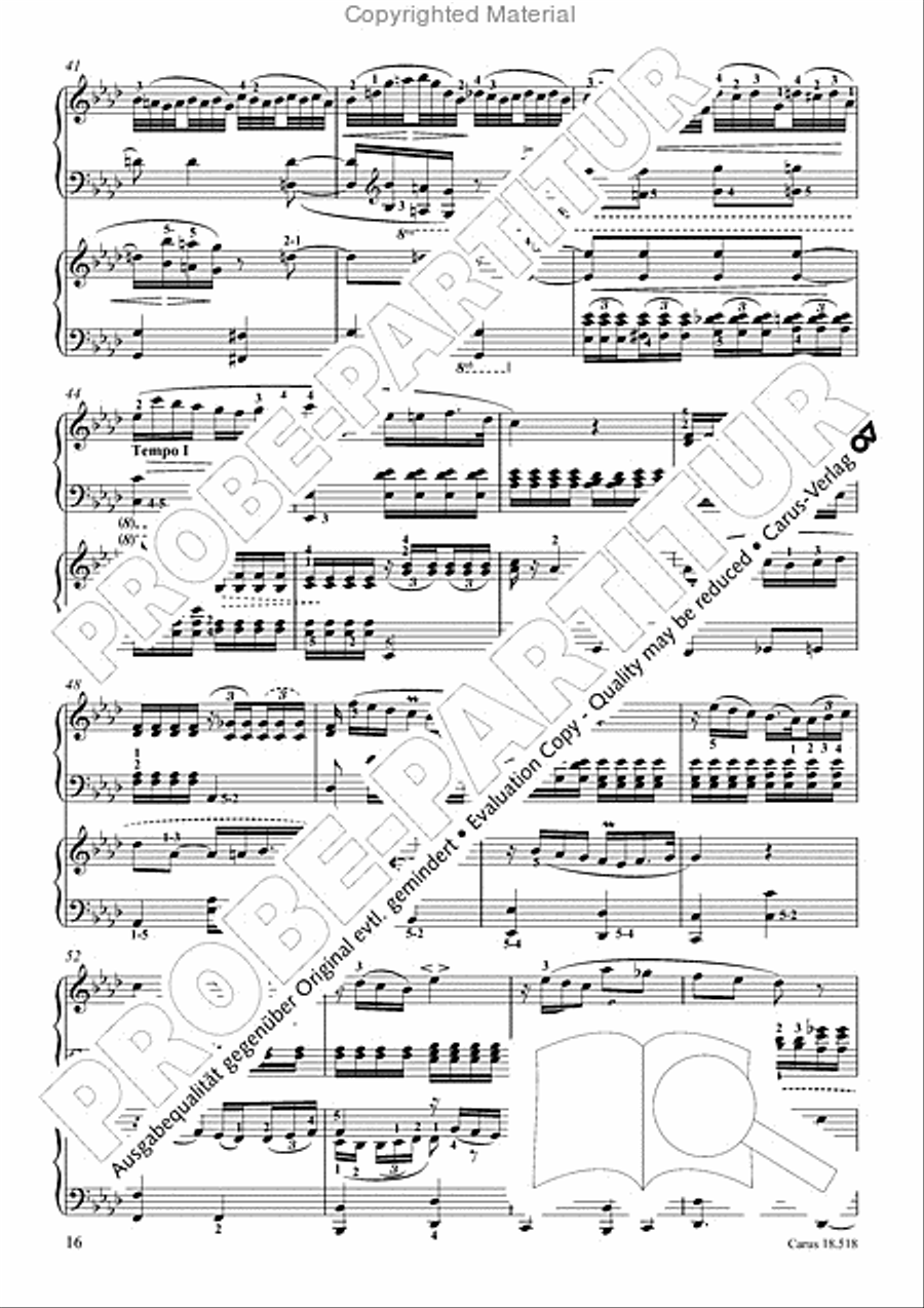6 Pieces in the form of canons Piano scores gallery preview page 18