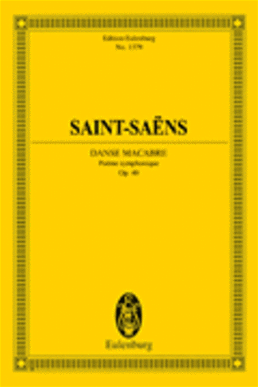 Danse Macabre, Op. 40 Orchestra scores gallery preview page 1