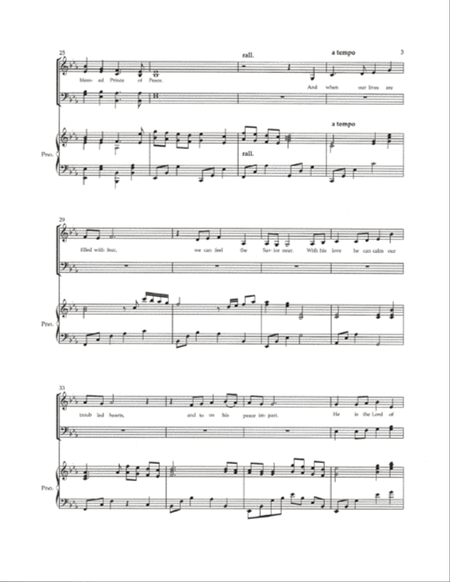 Prince of Peace 4-Part scores gallery preview page 4