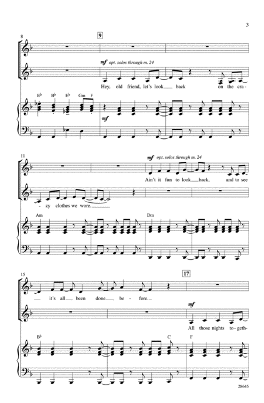 Come So Far (Got So Far to Go) Women's Choir scores gallery preview page 3