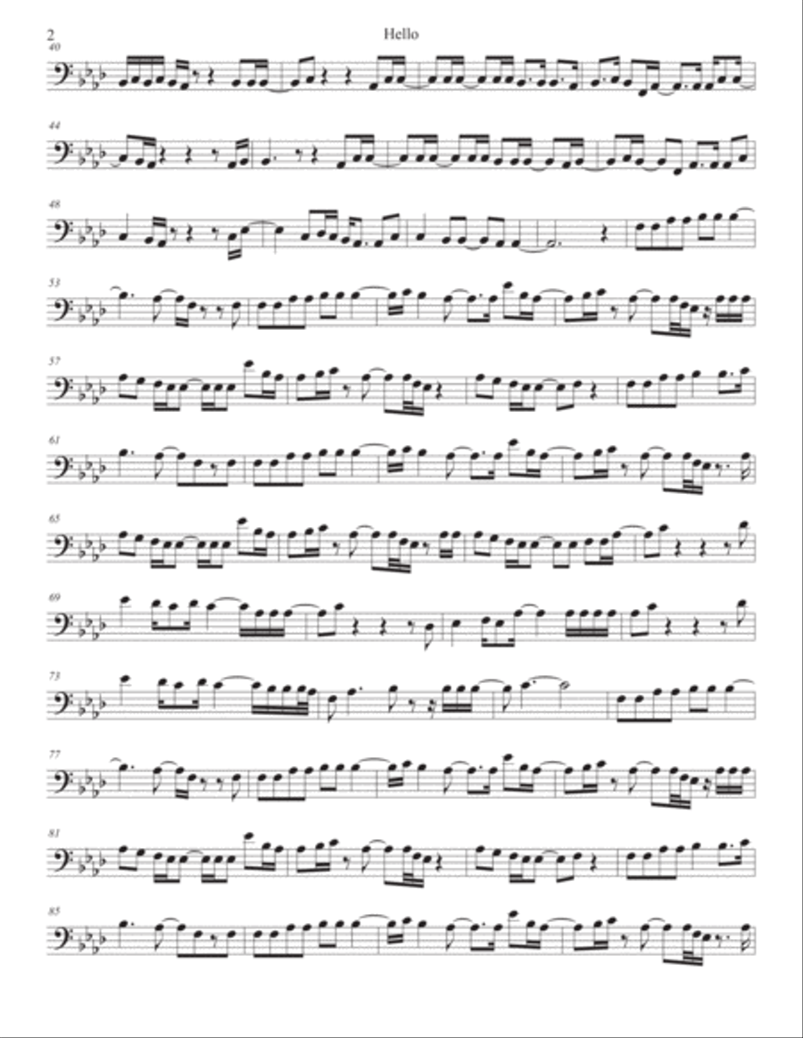 Hello Cello Solo scores gallery preview page 2