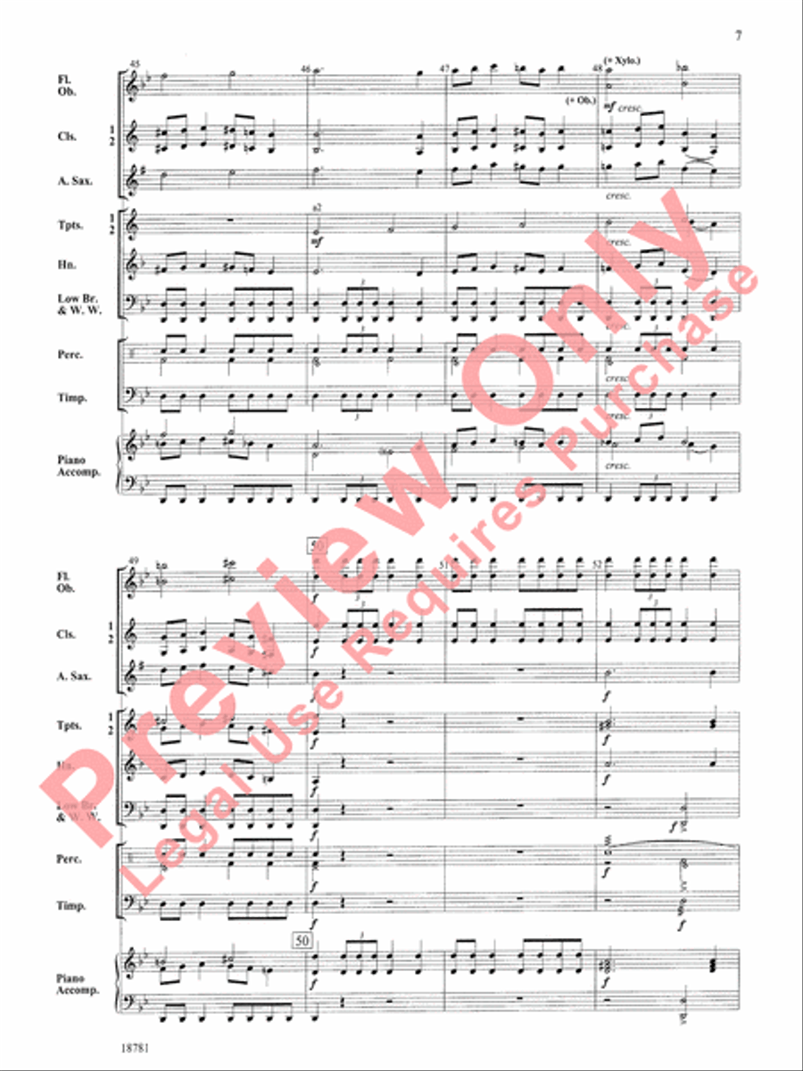 Primordium Primordium Concert Band scores gallery preview page 8