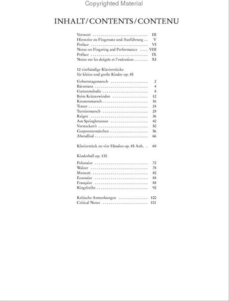Complete Works for Piano Four Hands Vol. 1 Chamber Music scores gallery preview page 2