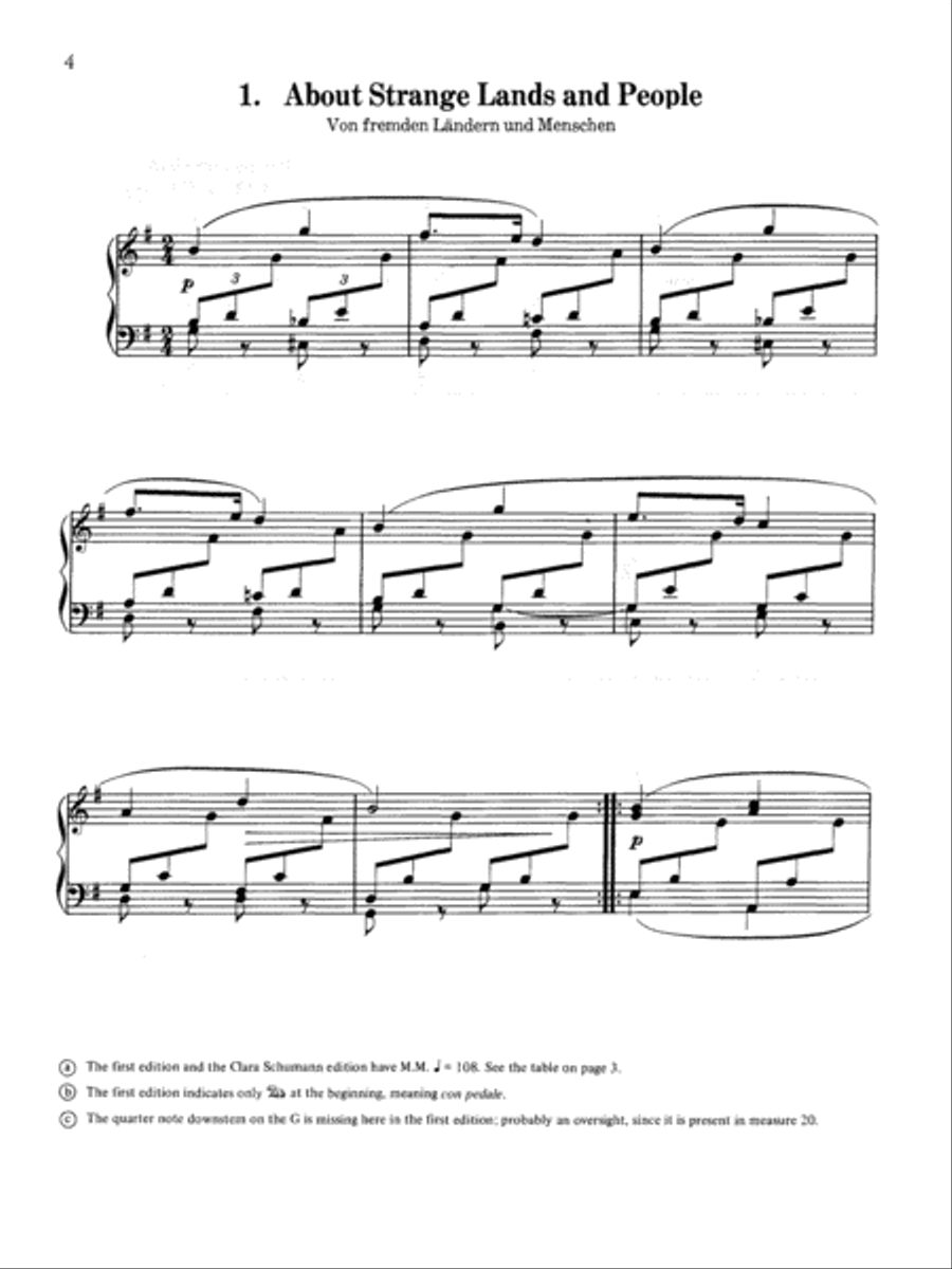 Schumann -- Scenes from Childhood Piano Solo scores gallery preview page 3