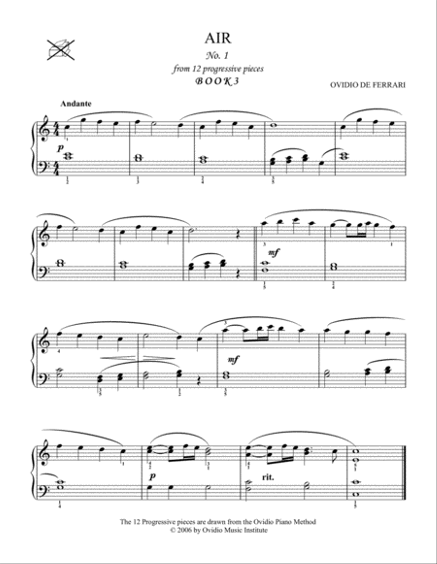 12 PROGRESSIVE PIANO PIECES BOOK 3 Piano Solo scores gallery preview page 3