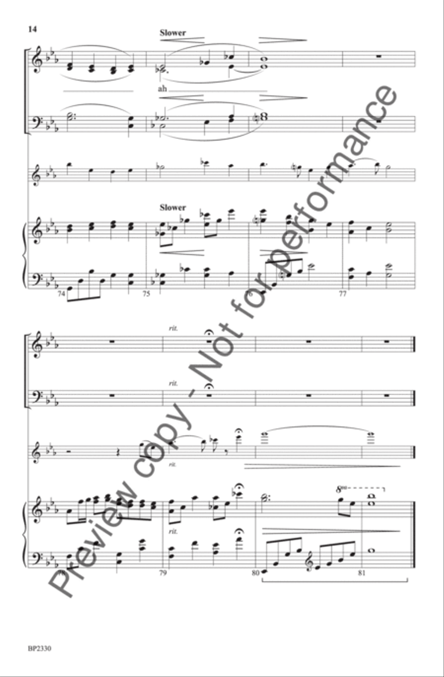 Keep Your Children Keep Your Children 4-Part scores gallery preview page 15