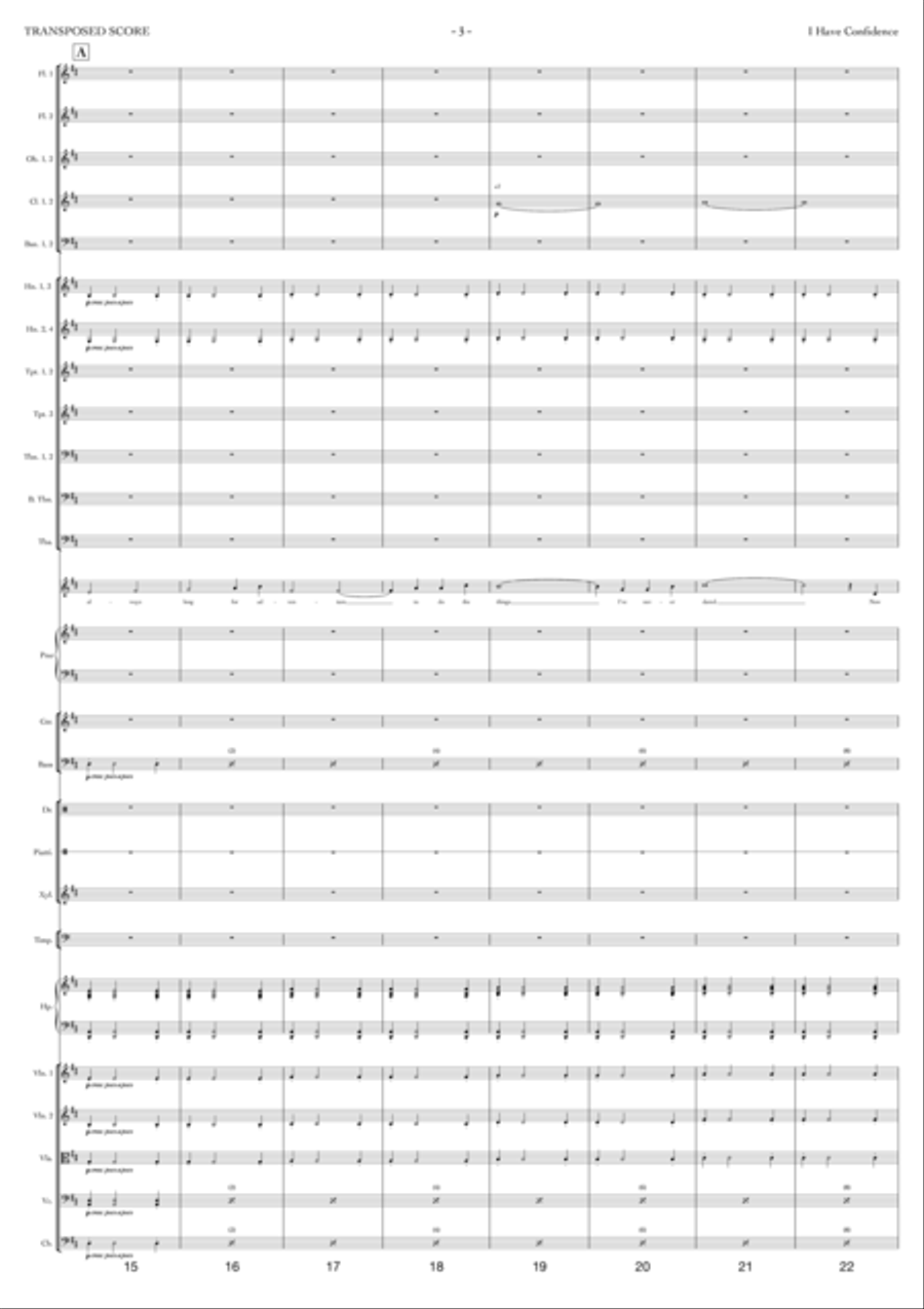 I Have Confidence Full Orchestra scores gallery preview page 3