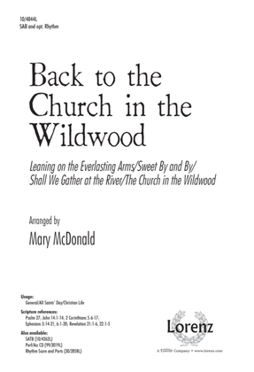 Book cover for Back to the Church in the Wildwood
