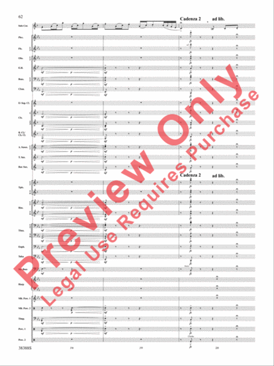 Napoli Napoli Concert Band scores gallery preview page 63