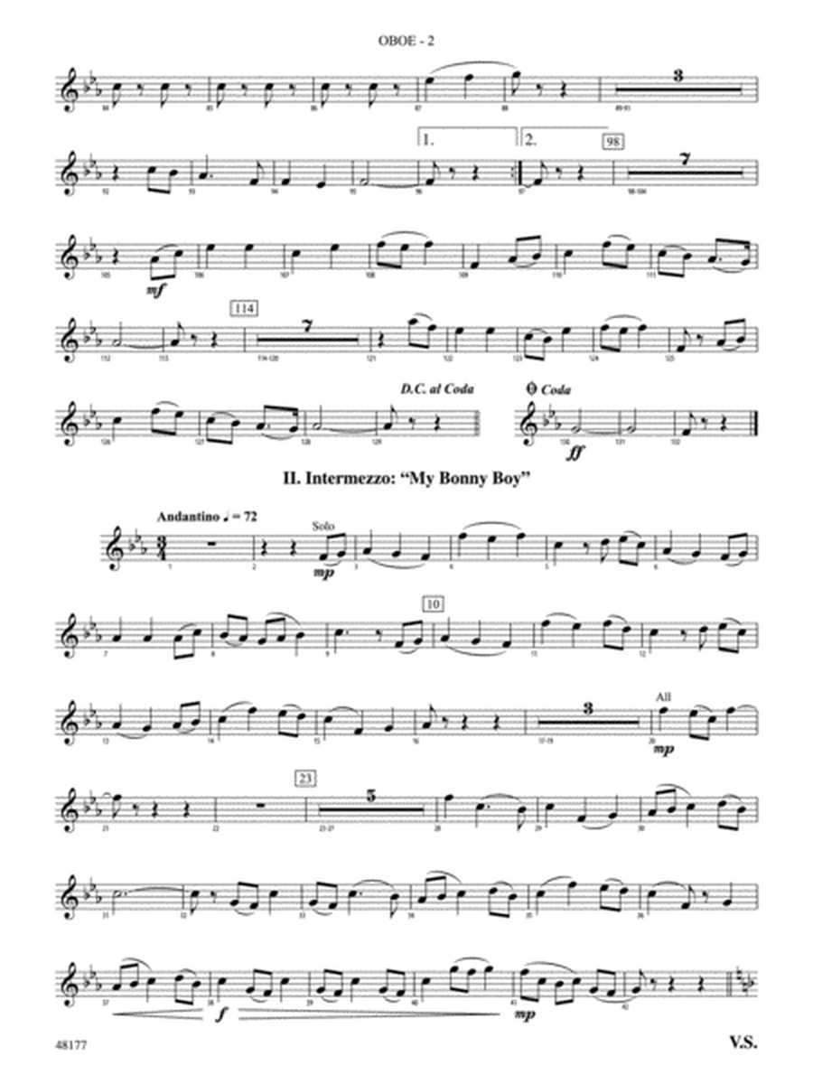 English Folk Song Suite: Oboe