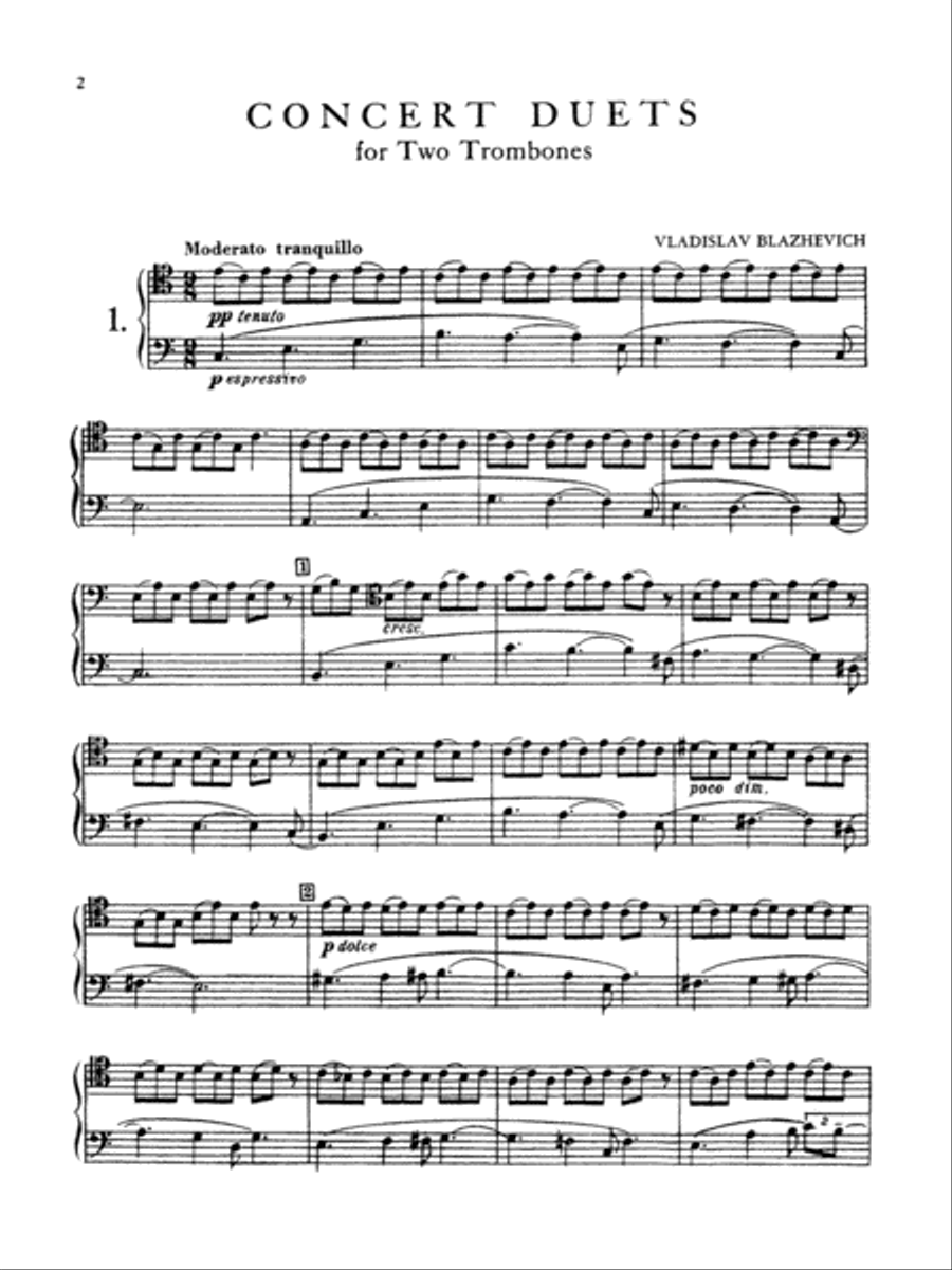 Concert Duets Concert Duets Trombone Duet scores gallery preview page 3
