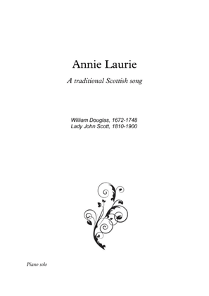 Annie Laurie fantasie for Piano solo