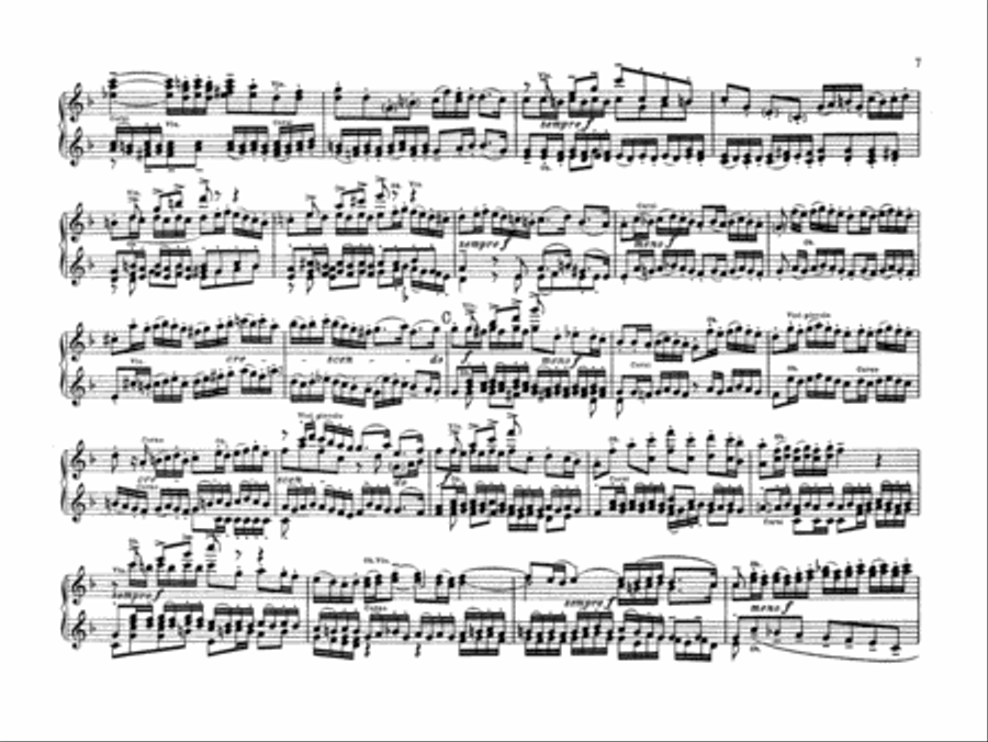 Bach: Brandenburg Concertos (Volume I) (Arr. Max Reger) Piano scores gallery preview page 6