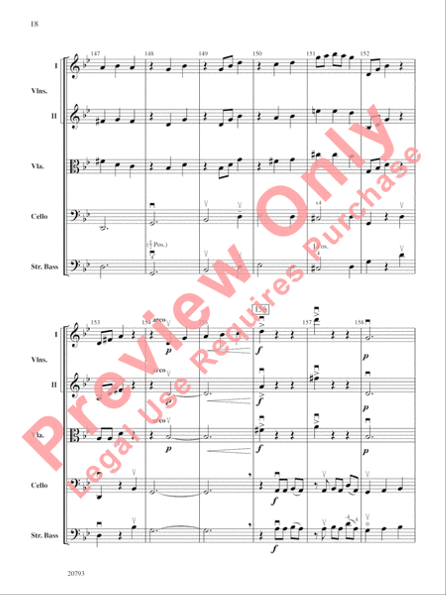 The Idylls of Pegasus String Orchestra scores gallery preview page 19