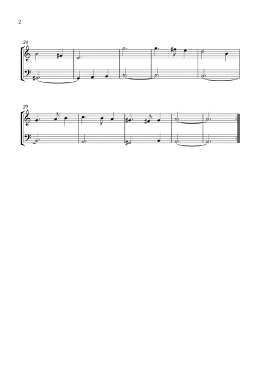 Greensleeves Bassoon scores gallery preview page 2