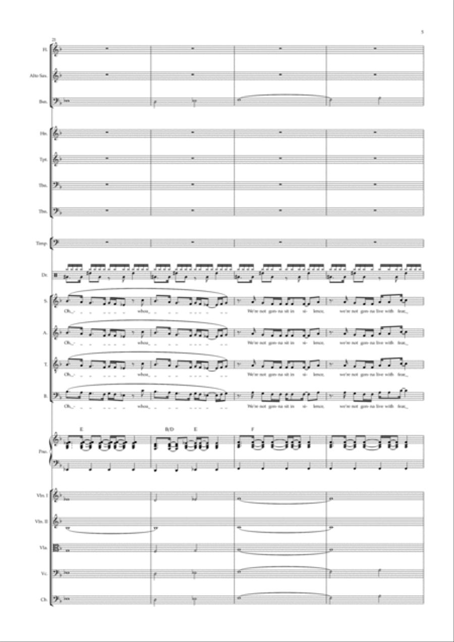 You're The Voice Full Orchestra scores gallery preview page 5