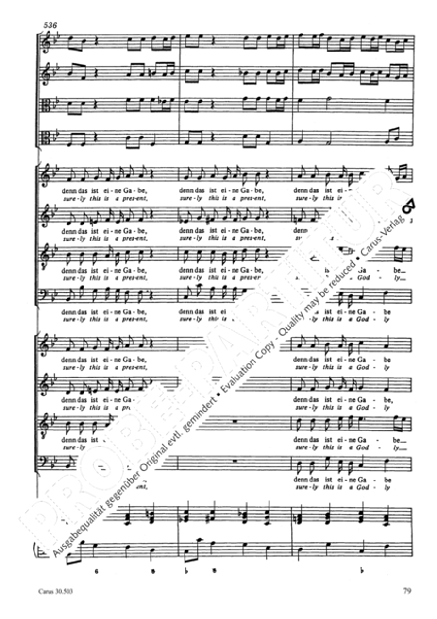 My beloved, you are fair (Meine Freundin, du bist schon) 4-Part scores gallery preview page 82