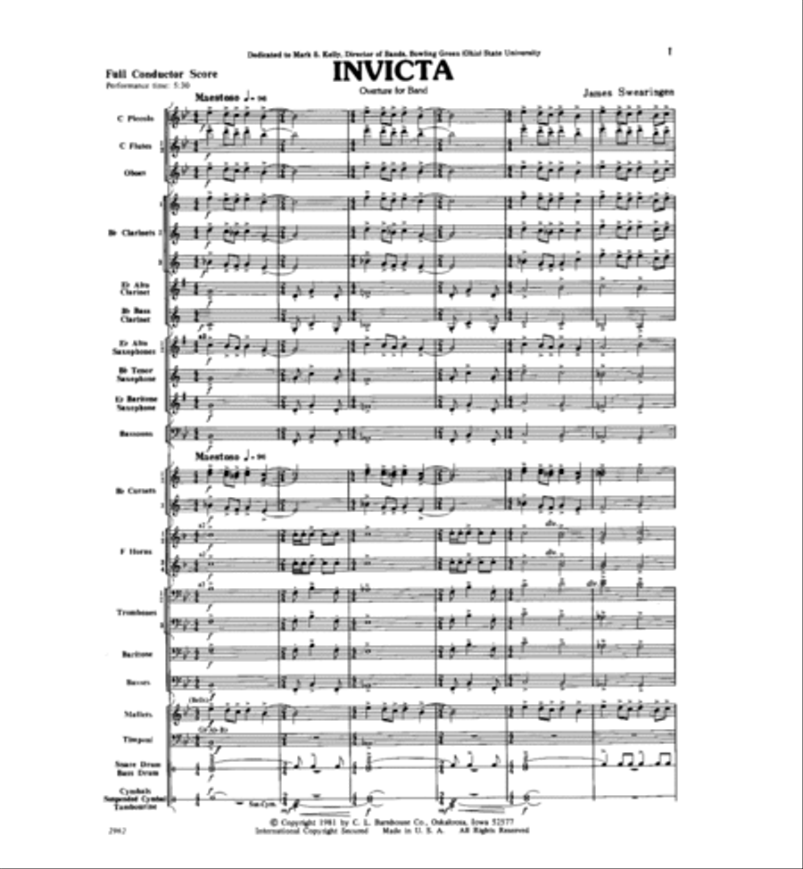 Invicta Concert Band scores gallery preview page 2