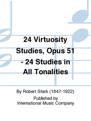 Book cover for 24 Studies In All Tonalities