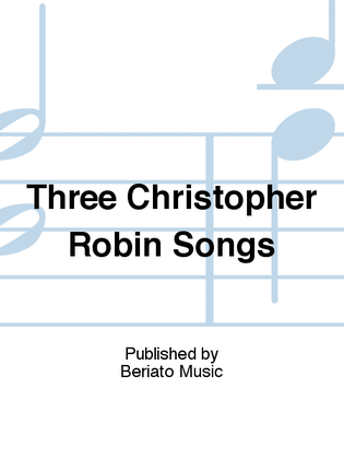 Book cover for Three Christopher Robin Songs