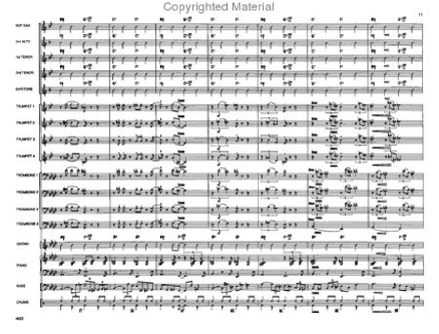 Been Alone Too Long Jazz Ensemble scores gallery preview page 10