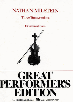 Book cover for 3 Transcriptions