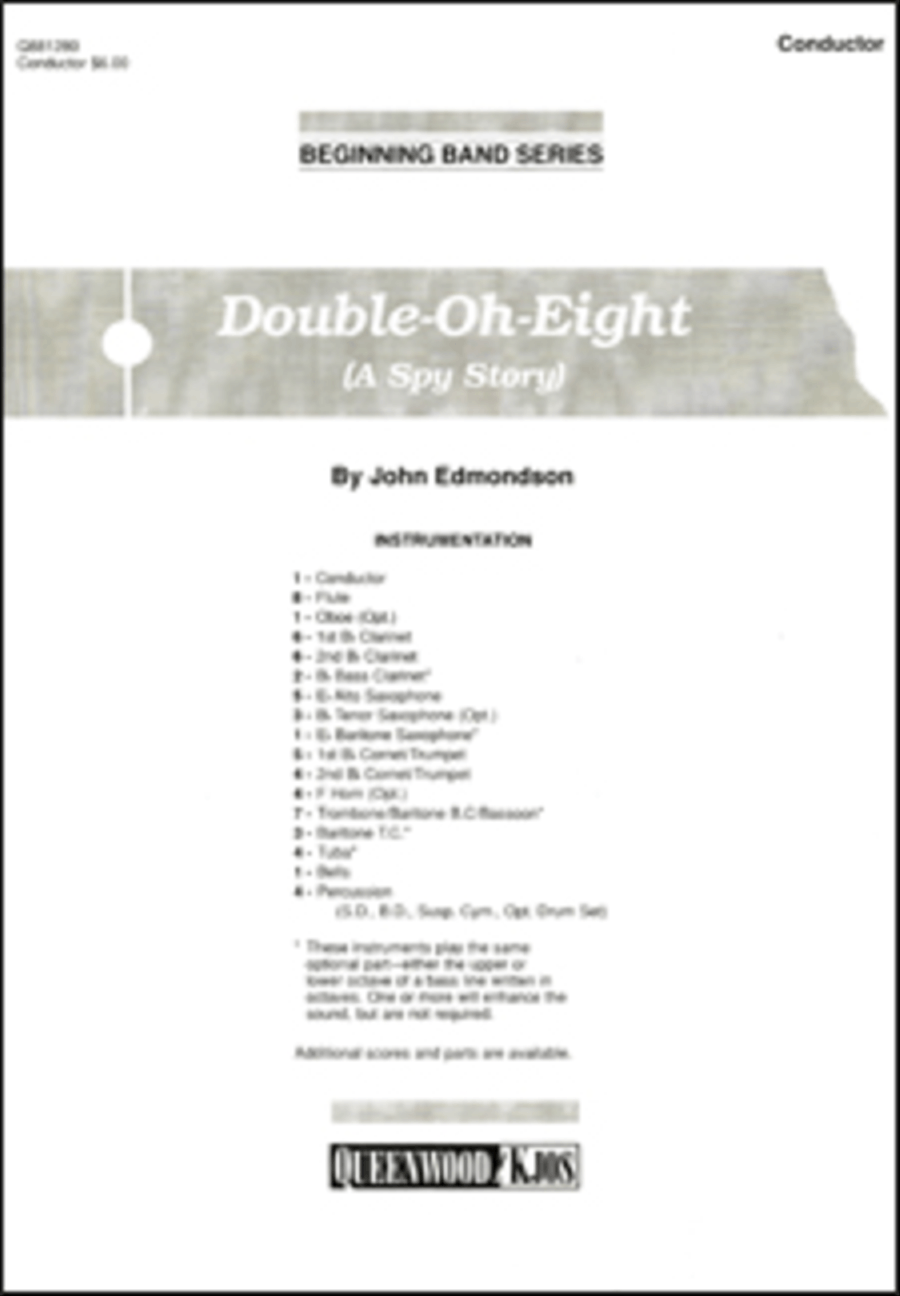 Double-Oh-Eight (A Spy Story) - Score Concert Band scores gallery preview page 1