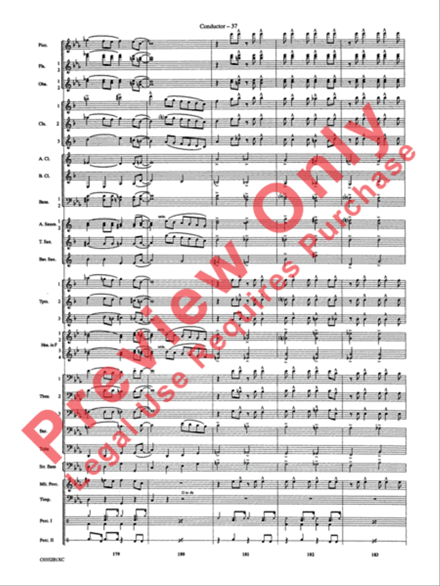 Duke Ellington! Duke Ellington! Concert Band scores gallery preview page 40