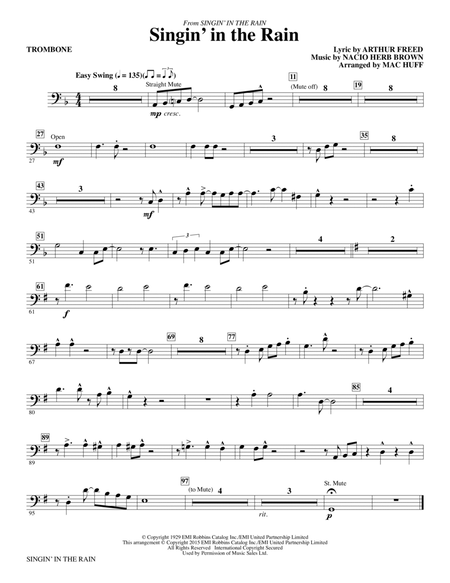 Singin' in the Rain (arr. Mac Huff) - Trombone
