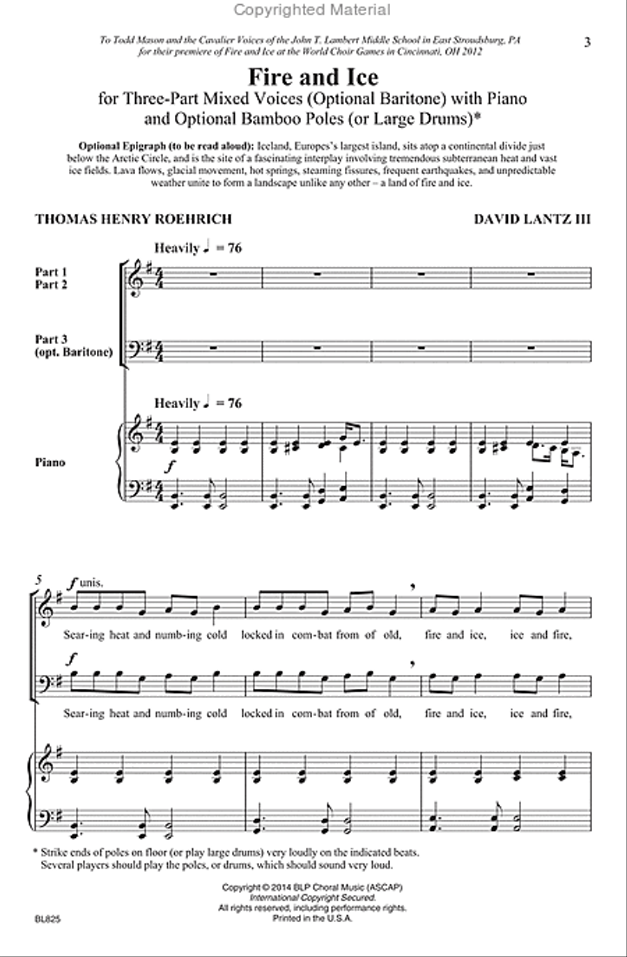Fire and Ice 3-Part scores gallery preview page 2